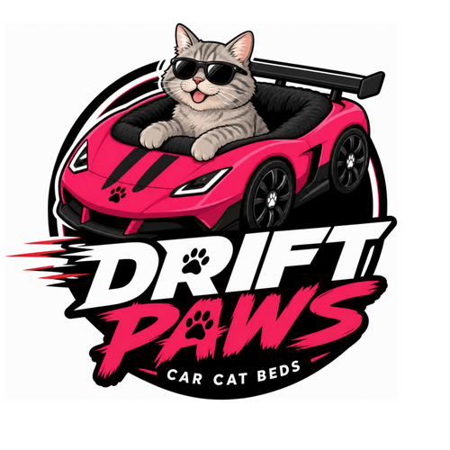 Luxury Car-Themed Cat Bed